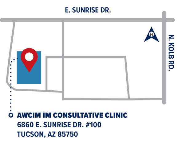 AWCIM Clinic 6860 E. Sunrise Dr. #100 Tucson, AZ 85750